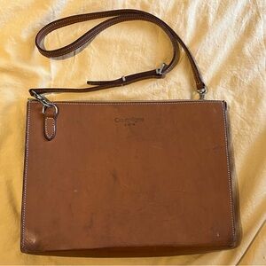 vintage Courreges Paris briefcase